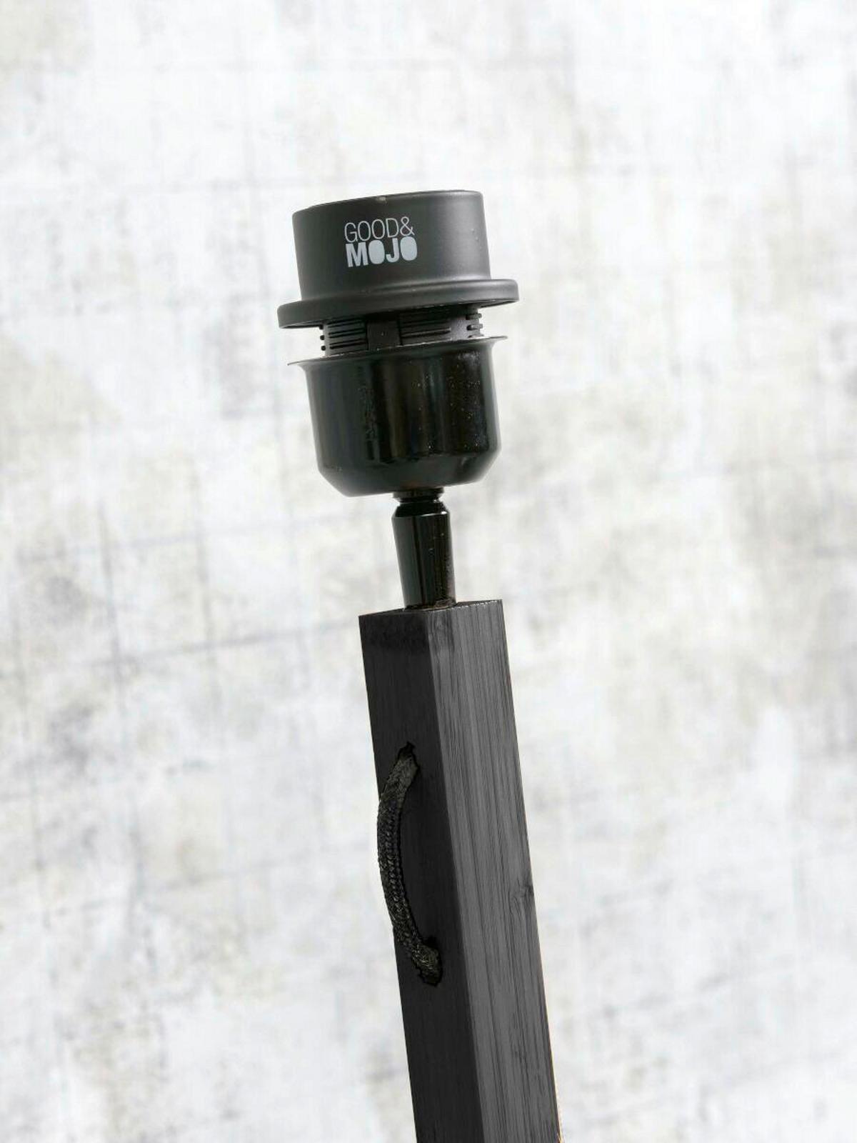 Stehleuchte Java Schwarz B: 32 cm - Schwarz, Trend (58/32/150cm) - Good & Mojo