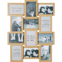 RÁM NA OBRAZOVÉ KOLÁŽE STELLA - přírodní barvy, Moderní, kompozitní dřevo/sklo (57,5/44/3cm) - Mömax