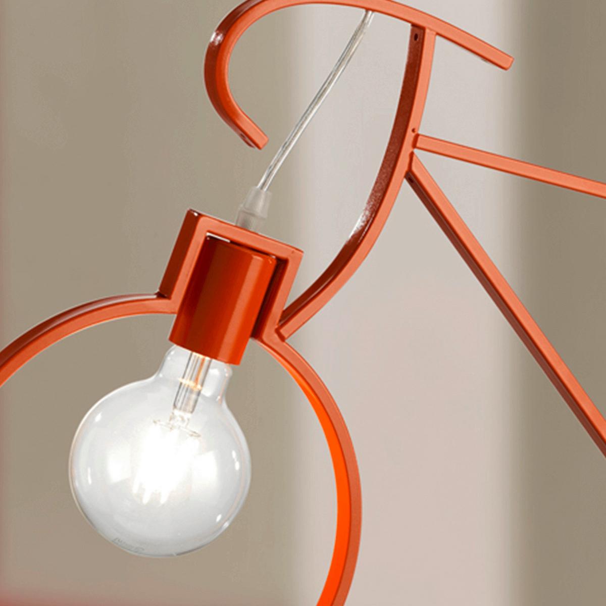 Kinderhängeleuchte 4900/sa - Orange, Basics, Metall (67/4/125cm)