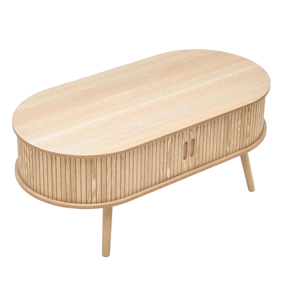 KONFERENČNÍ STOLEK SKANDY II - přírodní barvy, Konvenční, dřevo/kompozitní dřevo (100/50/40cm) - Premium Living