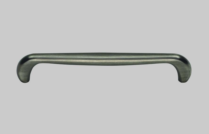 Metallgriff Schwarz Gebürstet Griffe - Schwarz, MODERN, Metall - Vertico