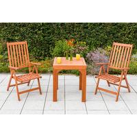 Balkonset Vitoria - Naturfarben, MODERN, Holz - Gardenson