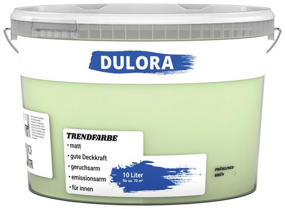 Wandfarbe 10 Liter Frühlingsgrün - Grün (10l) - Dulora Wandfarbe 10 Liter Frühlingsgrün - Grün (10l) - Dulora