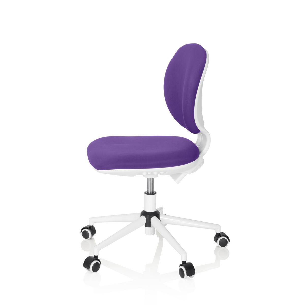 Jugenddrehstuhl Kid Vivo Stoff Lila - Lila, Basics, Kunststoff (43/82-95/56cm) - MID.YOU