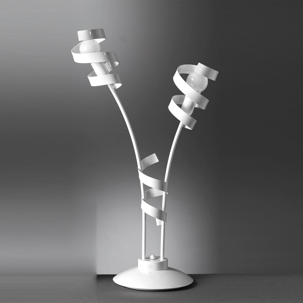 Tischleuchte 4812/lgb - Weiß, Design, Metall (40/65cm)