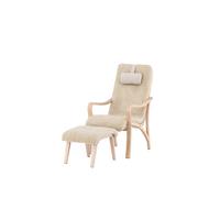 Armlehnstuhl Faro Eichefarben, Beige B: 60cm - Eichefarben/Beige, MODERN, Holz/Textil (60/107/89cm) - Livetastic
