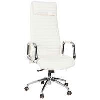 Chefsessel Aspera 20 Cremefarben - Silberfarben/Creme, MODERN, Leder/Kunststoff (59/139/50cm) - MID.YOU