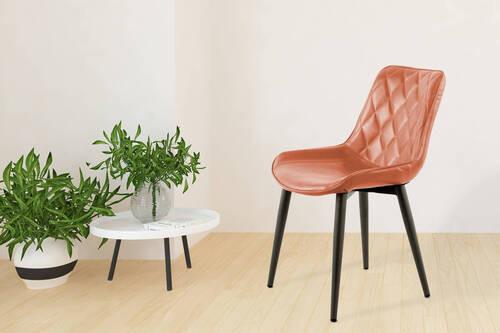 Sada stoličiek hnedá - hnedá, Lifestyle, kov/textil (51/80/60cm)