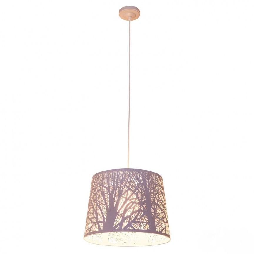 Hängeleuchte White Wood H: 110 cm 1-Flammig - Weiß, Trend, Kunststoff/Metall (25/110cm) - Näve