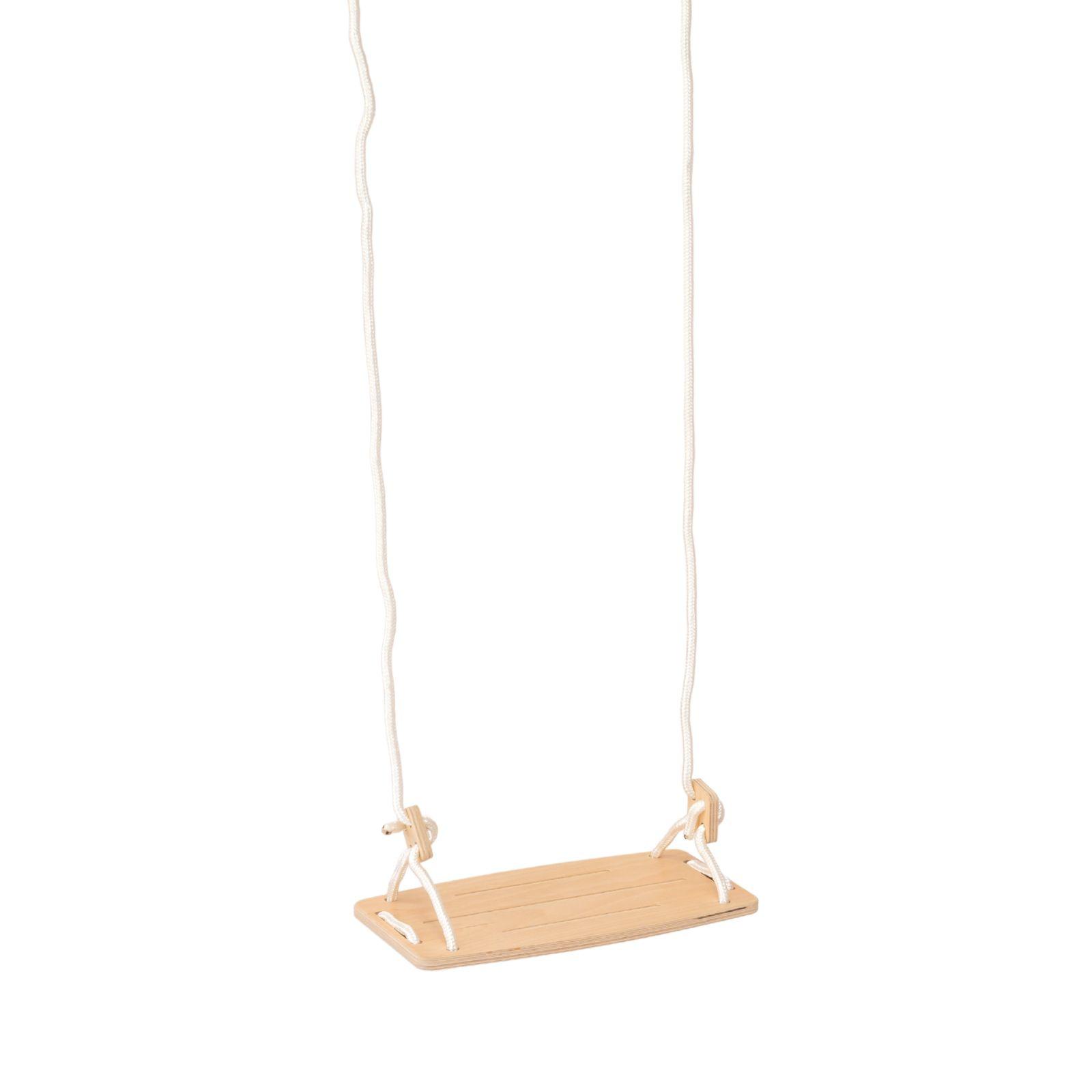 Brettschaukel natur 16,5x36,5 cm - Birkefarben, Basics, Holz (36,5/120/16,5cm)