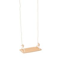 Brettschaukel natur 16,5x36,5 cm - Birkefarben, Basics, Holz (36,5/120/16,5cm)