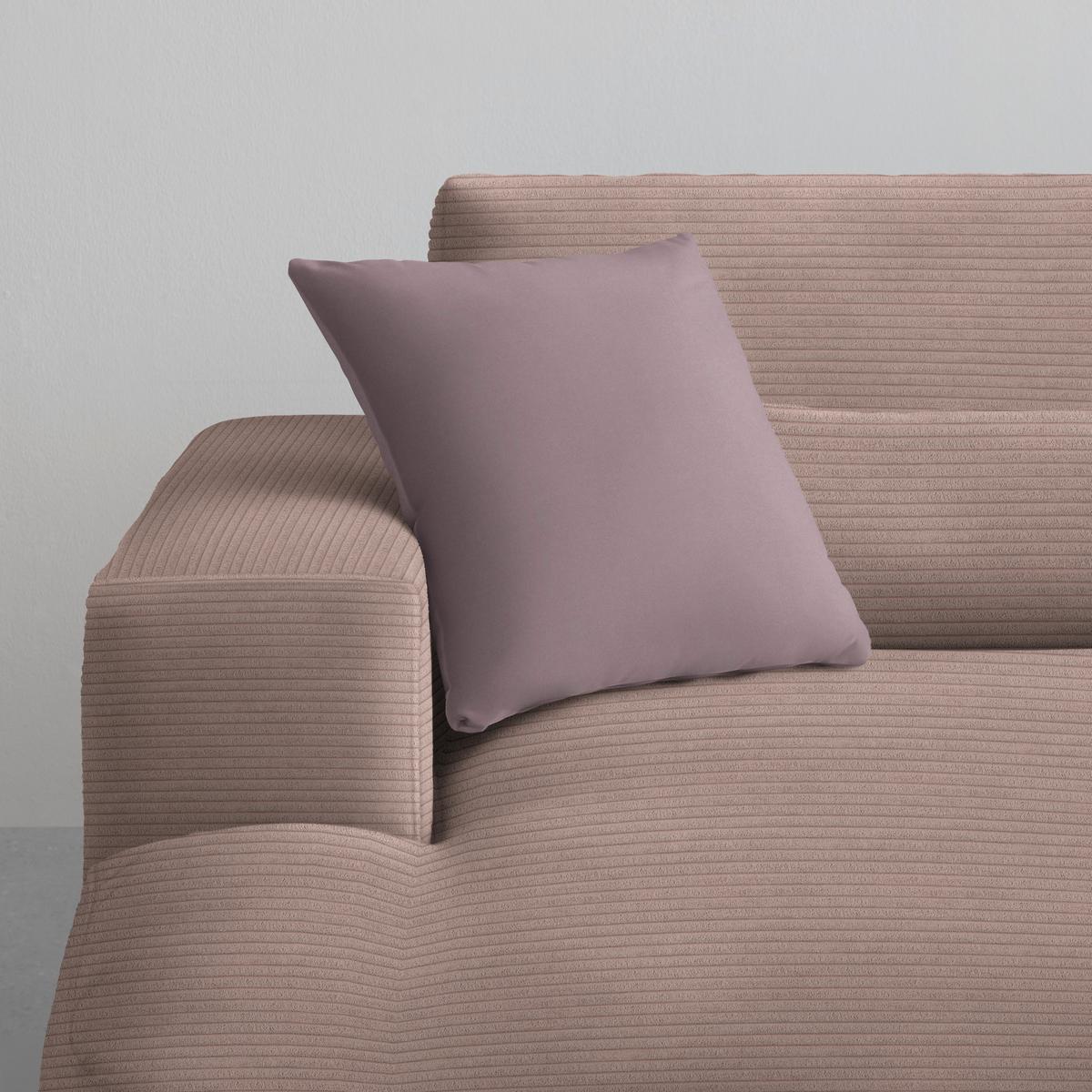 Rohová sedačka FABIONA, pravá, orgovánový menč. / orgovánová - orgovánová/čierna, Modern, drevo/plast (268/194cm) - Premium Living