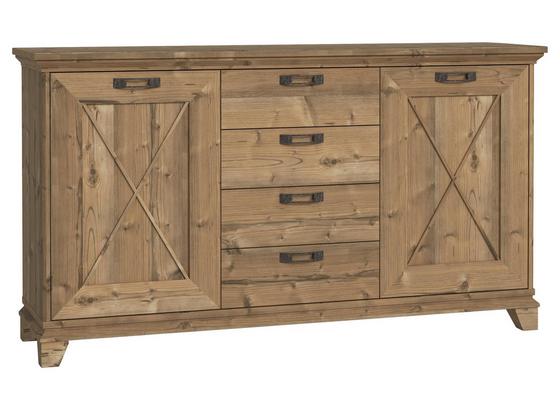Komoda Nepal - farby smreku/farby smrekovca, Konvenčný, umelá hmota/kov (175/97/45cm) Komoda Nepal - farby smreku/farby smrekovca, Konvenčný, umelá hmota/kov (175/97/45cm)
