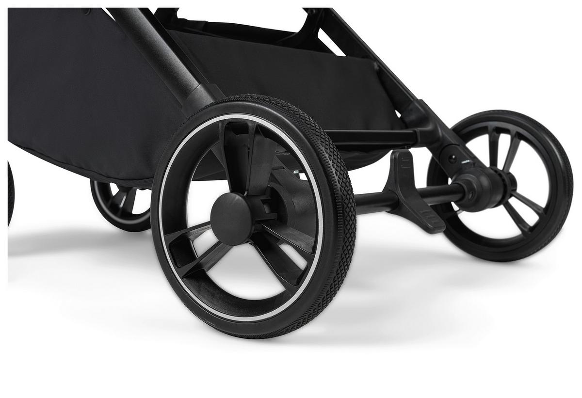 Buggy Boogy 2 Stone Grau, B/H/T: 51x105x84,5 - Dunkelgrau/Schwarz, Basics, Textil/Metall (51/105/84,5cm) - Osann