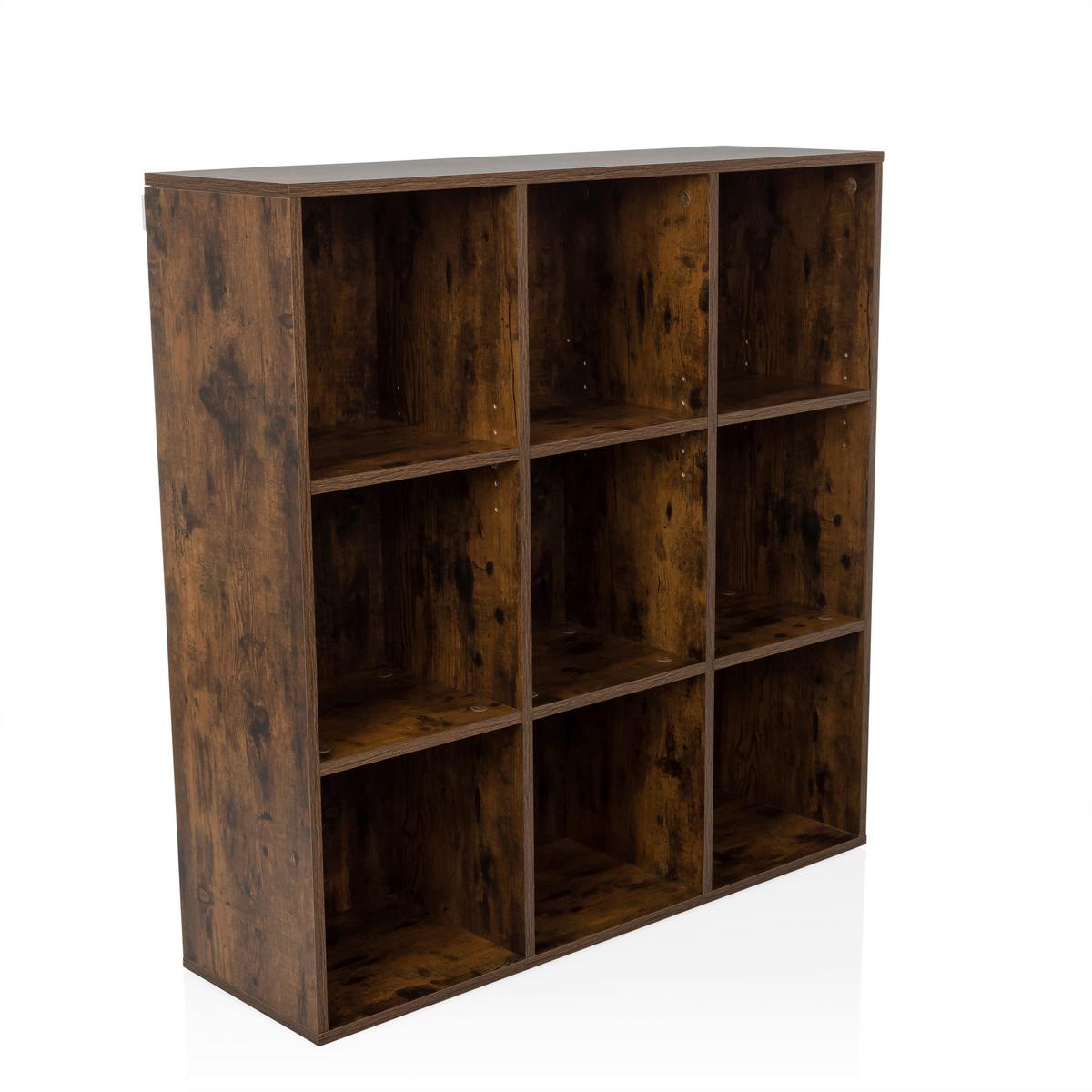 Regal Bjorke Eichefarben B: 97,5 cm - Eichefarben, MODERN, Holz (97,5/100/30cm) - MID.YOU