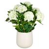 Kunstpflanze Creme Grün B: 25 cm - Creme/Grün, Basics, Kunststoff (25/75/25cm)