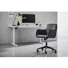 Bürostuhl Salvador Höhenverstellbar Dunkelgrau - Dunkelgrau/Schwarz, MODERN, Kunststoff/Textil (60/80-90/62cm) - Livetastic