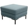Hocker Looks Vii - Petrol/Schwarz, Design, Textil (55/45/55cm) - LOOKS by W.Joop