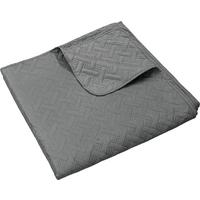 Tagesdecke Kordula - Anthrazit, ROMANTIK / LANDHAUS, Textil (220/240cm) - James Wood