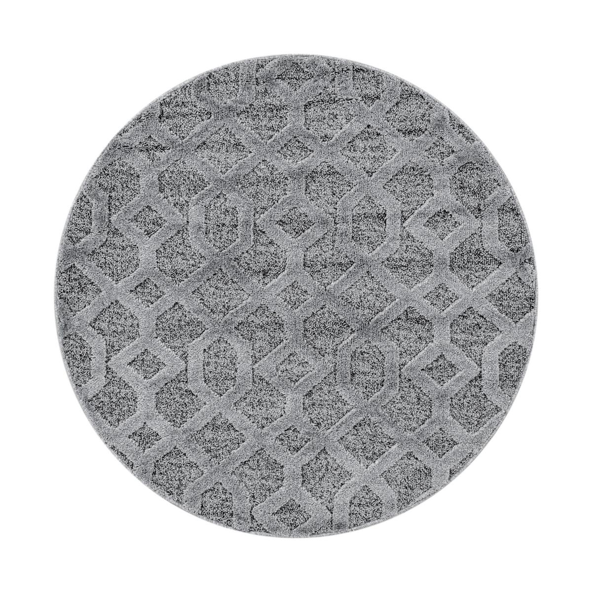 Tkaný koberec 160CM - šedá, Konvenční, textil (160cm)