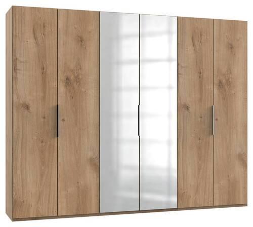 Drehtürenschrank 300 Cm Level Eichefarben Dekor - Eichefarben, MODERN, Holzwerkstoff (300/236/58cm) - MID.YOU