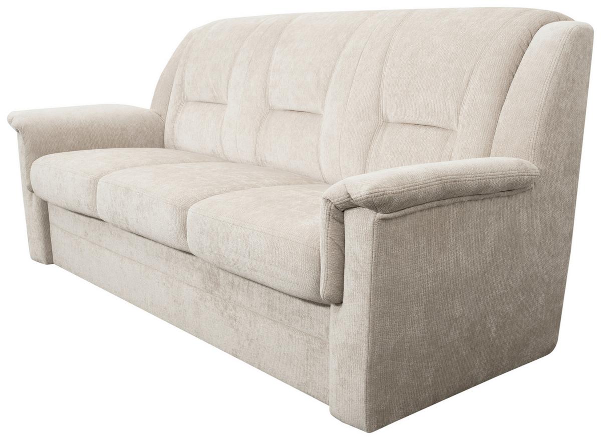 3-SITZER-SOFA Rafael, Creme B: 209 cm - Beige/Creme, Trend, Textil (209cm)