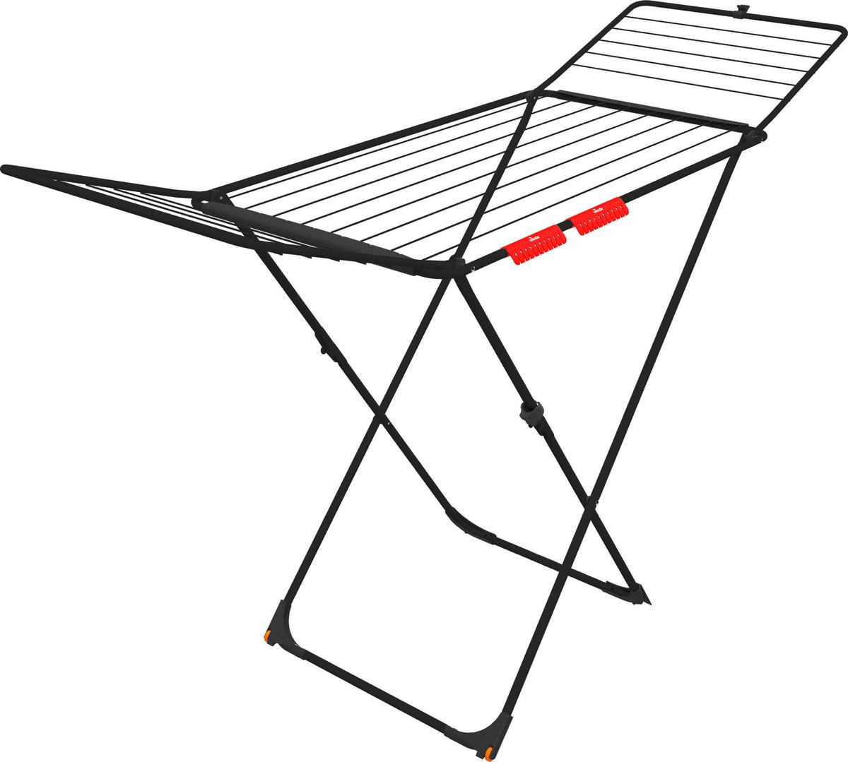 Sušák na prádlo VILEDA UNIVERSAL SUŠÁK ČERNÝ - černá, Basics, kov (180/93/55cm) - Vileda