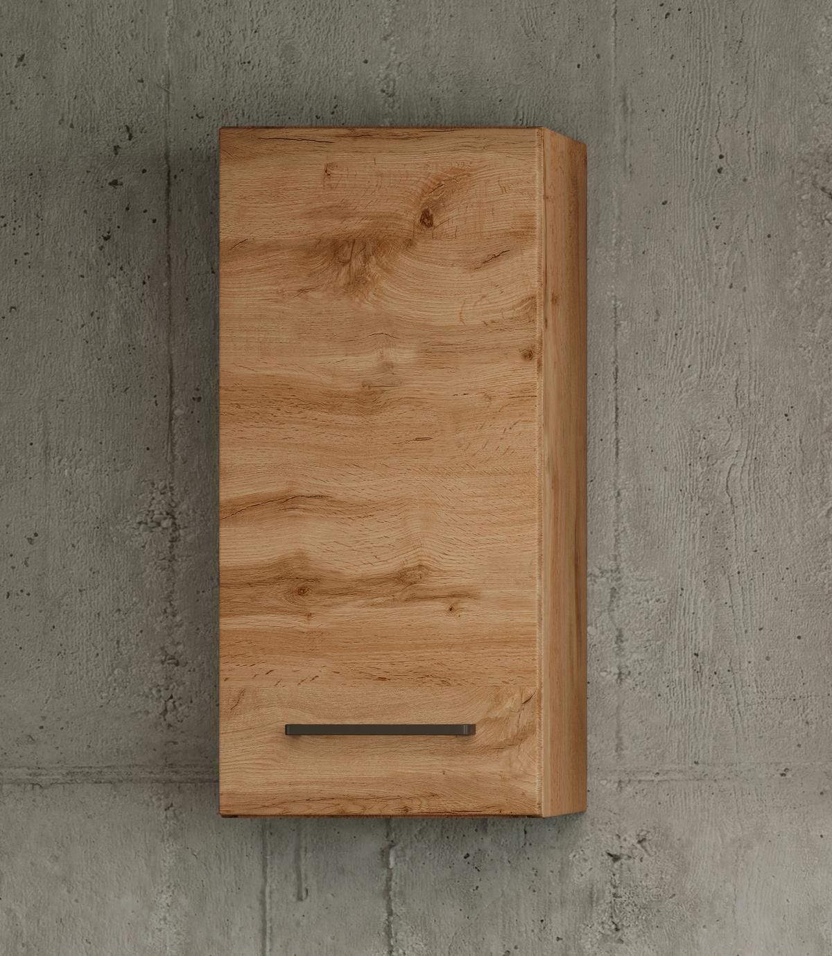 Hängeschrank Manchester B: 30 cm Eiche Wotan Dekor - Eichefarben, MODERN, Holzwerkstoff (30/64/20cm) - Held