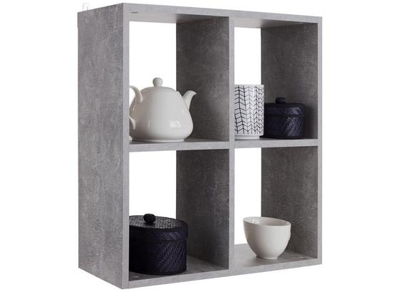 Hängeregal Alex - Szürke, modern, Faalapú anyag (60/60/18cm) Hängeregal Alex - Szürke, modern, Faalapú anyag (60/60/18cm)