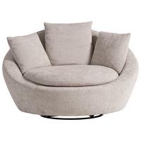 Sessel Maui - Silberfarben/Schwarz, MODERN, Textil (130/80/112cm) - Trendmanufaktur