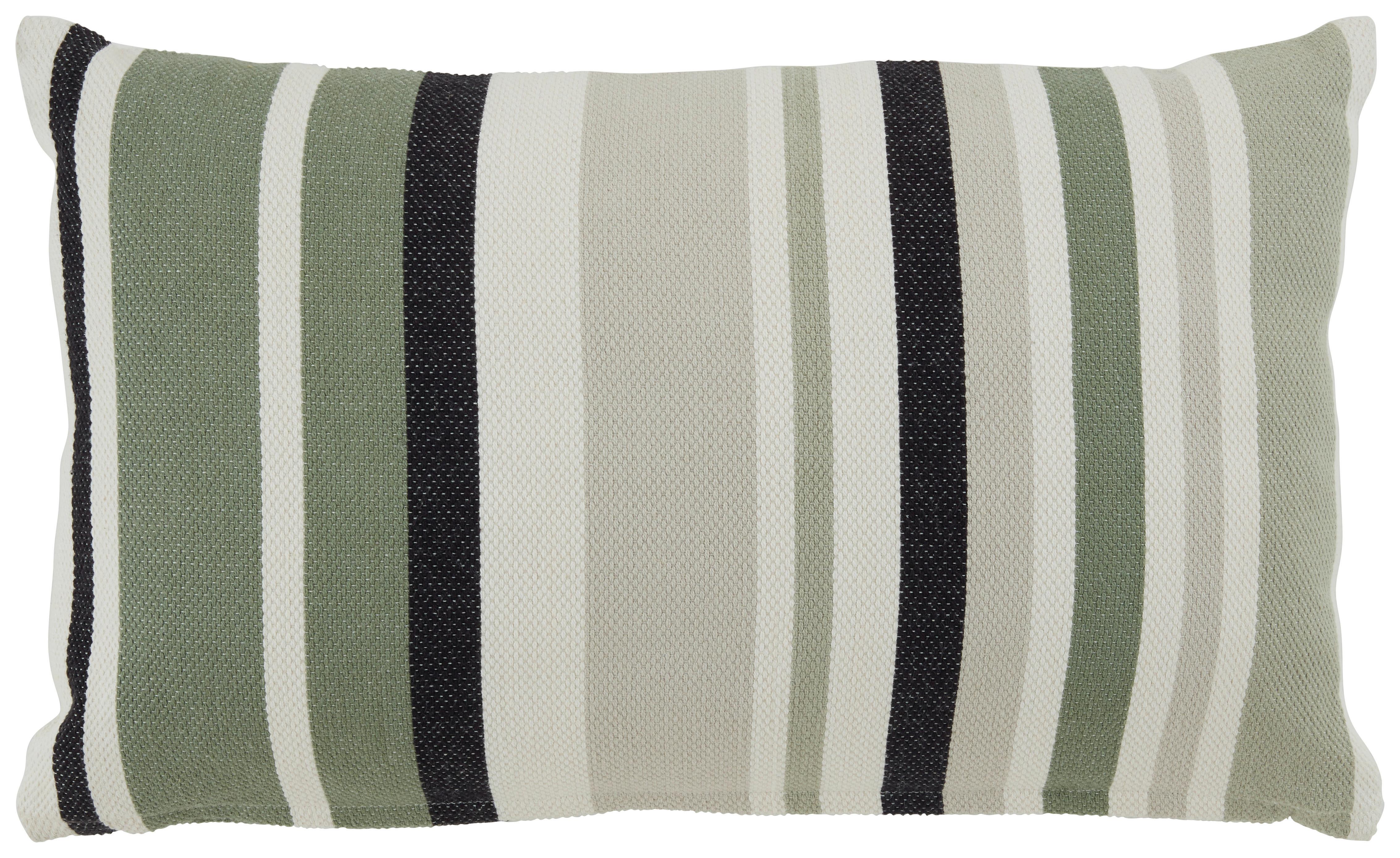 Dekorační Polštář Chris, 30/50cm - černá/zelená, Moderní, textil (30/50cm) - Modern Living
