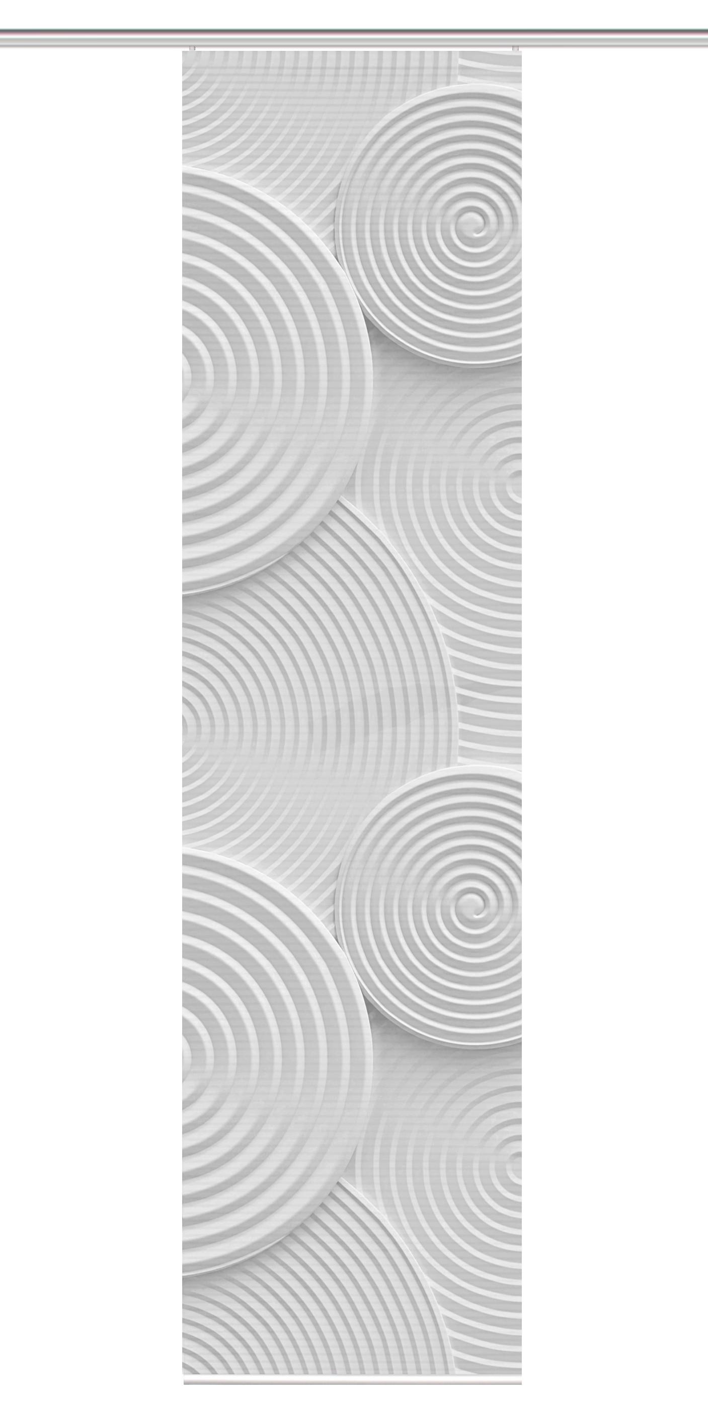 FLÄCHENVORHANG Griolu Grau B: 60 cm - Grau, Design, Textil (60/245cm)