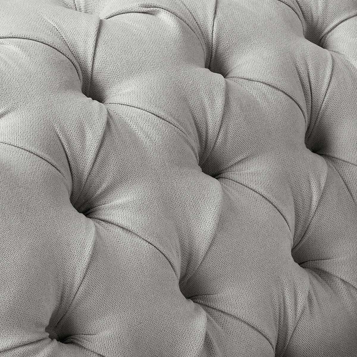 Récamiere Pako Grau B: 185cm - Braun/Grau, Design, Textil (185/93/75cm) - P & B