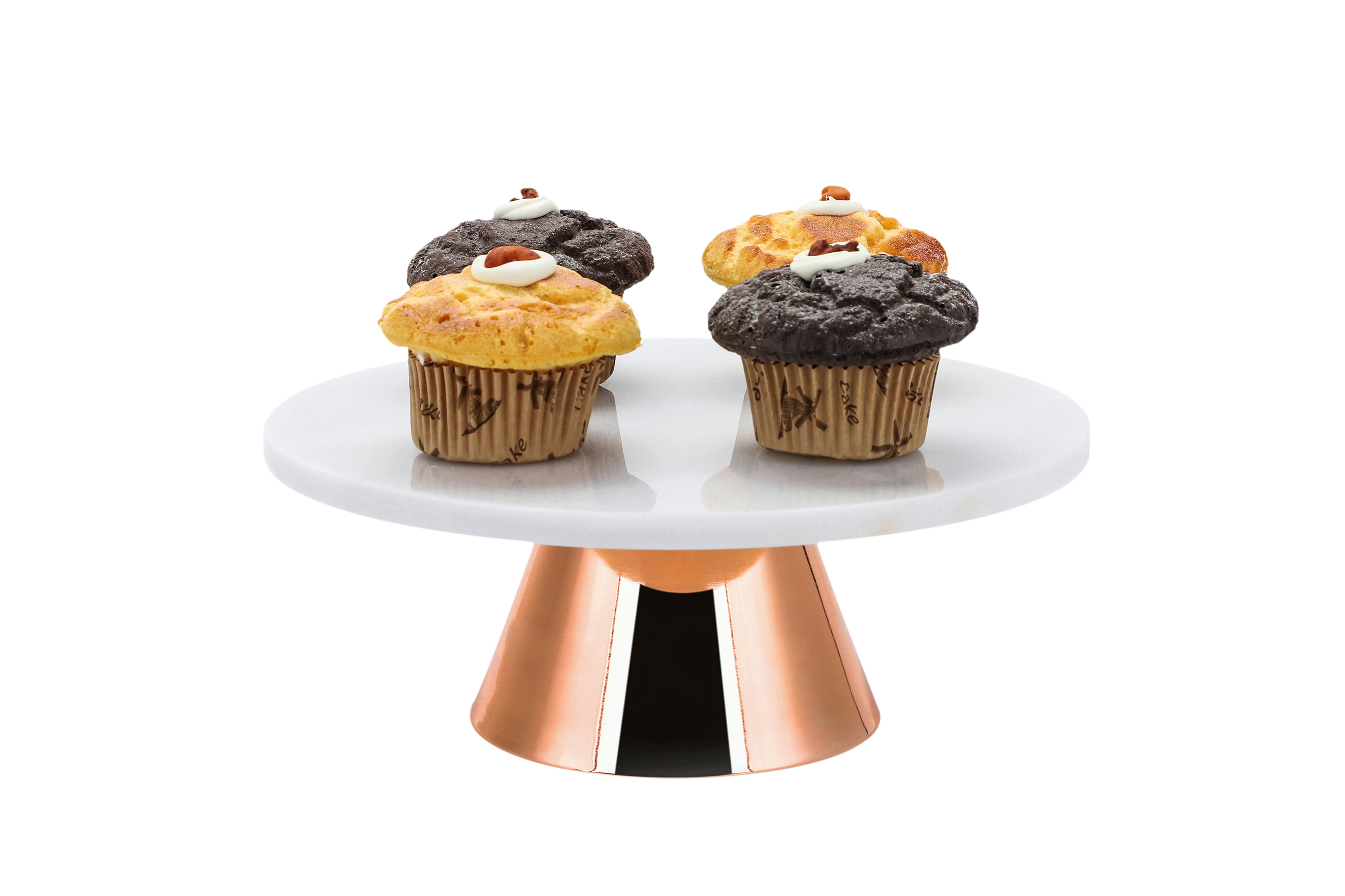 TORTOVÝ PODNOS EW-TP-3002K - medená, Basics, kov/kameň (30cm) - Echtwerk