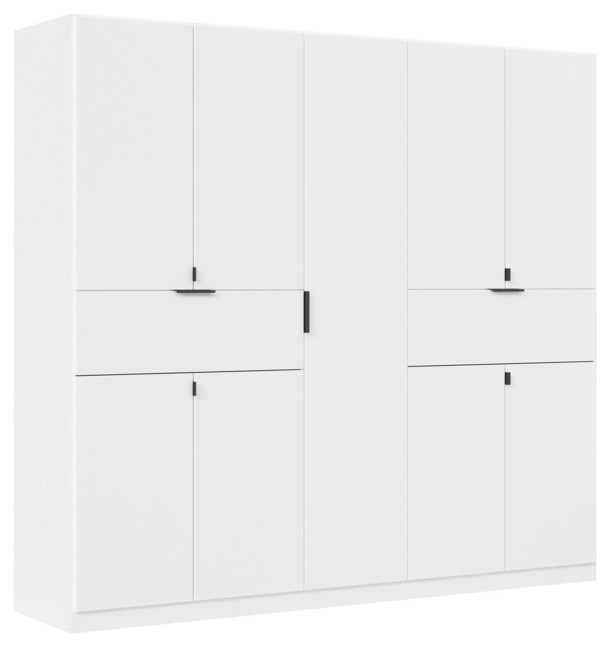 Drehtürenschrank 226 cm Ticao Weiß - Weiß, MODERN, Holzwerkstoff (226/210/54cm) - Rauch Möbel
