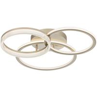 LED-Deckenleuchte, 4000k Cihan - Champagner, Basics, Kunststoff/Metall (70/65/12cm) - Luca Bessoni