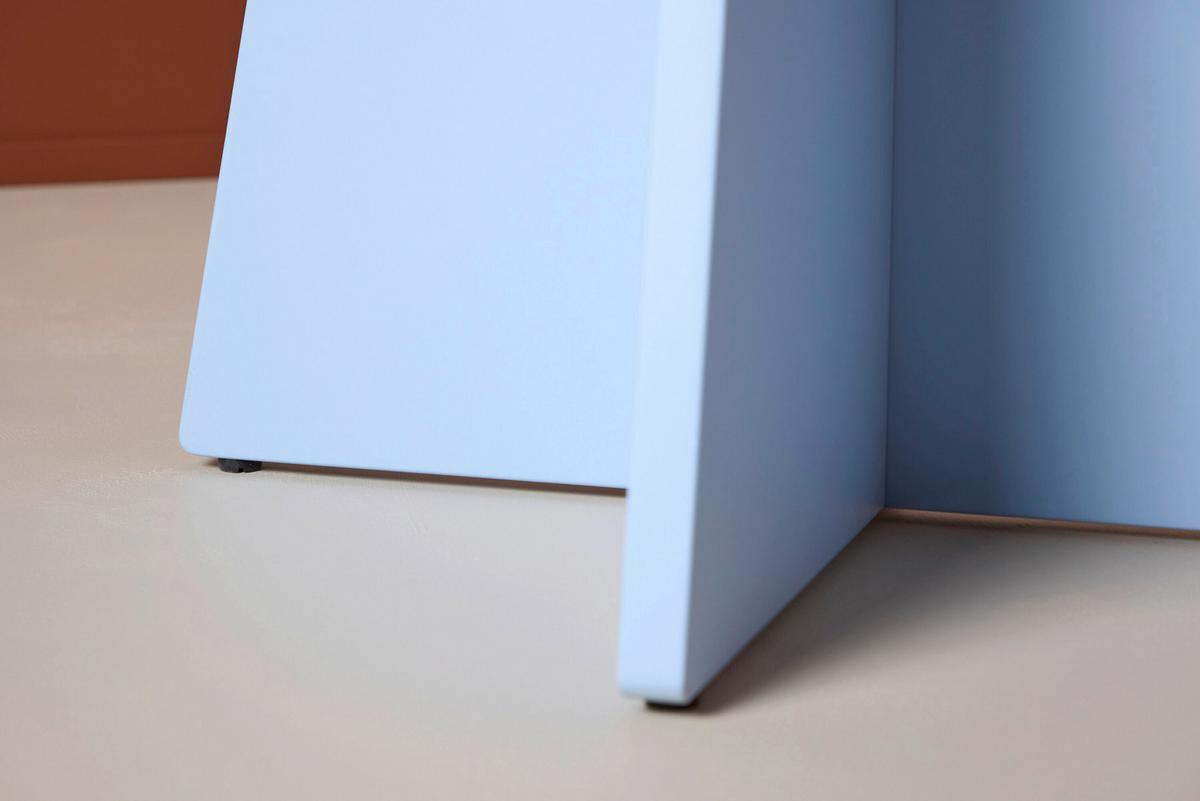 Esstisch Bootcut Hellblau Dxh: 110x75 Cm - Hellblau, MODERN, Holz (110/75cm) - Livetastic