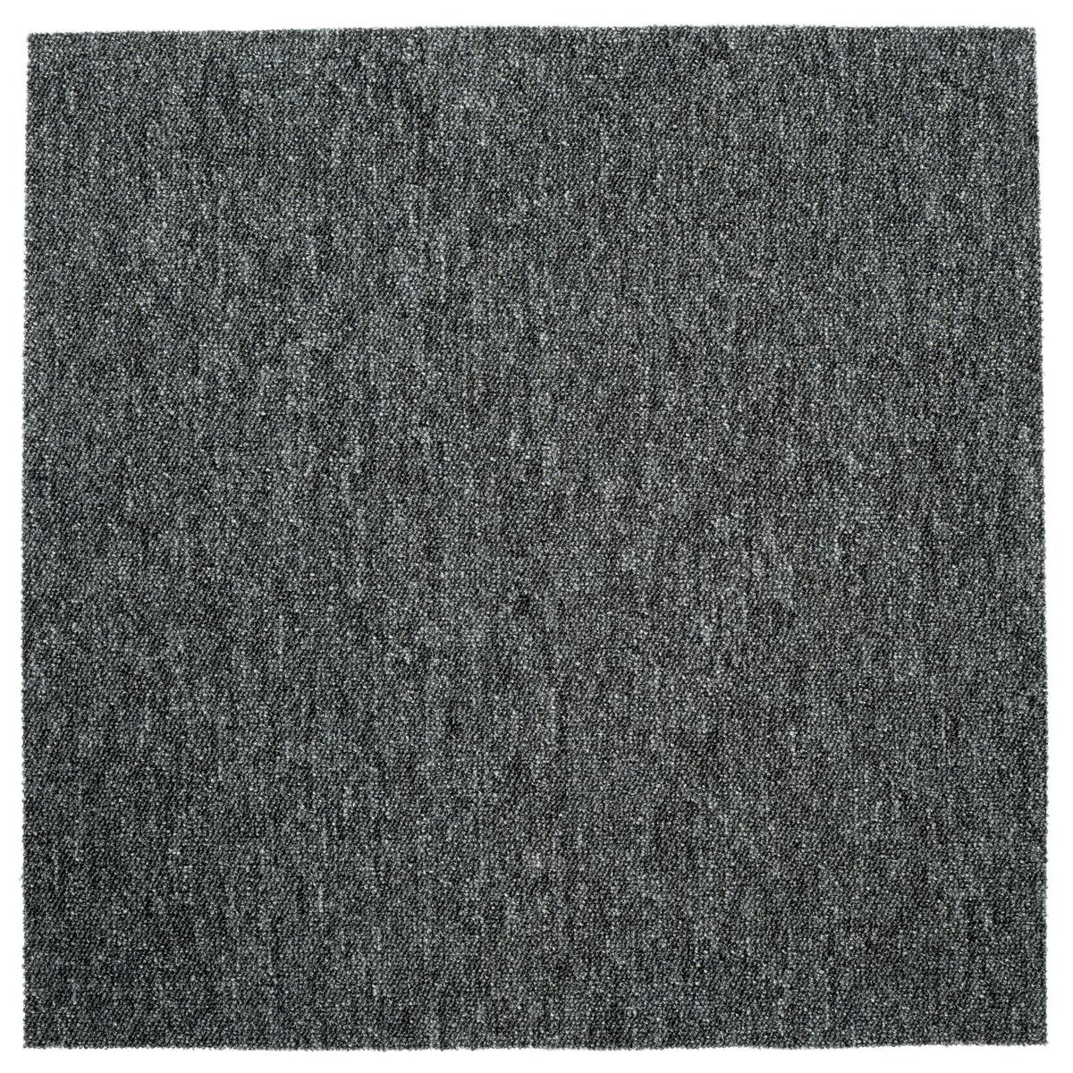 Teppichfliese Grau Sparkle 50x50 Cm Florhöhe 3,5 Mm - Basics, Textil (50/50cm)