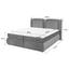 Boxspringbett mit Topper & Bettkasten 180x200cm Caims - Silberfarben/Rot, KONVENTIONELL, Holzwerkstoff/Textil (180/200cm) - Carryhome Boxspringbett mit Topper & Bettkasten 180x200cm Caims - Silberfarben/Rot, KONVENTIONELL, Holzwerkstoff/Textil (180/200cm) - Carryhome