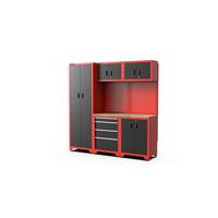 Werkstatt-schrankwand Juno 2 - KONVENTIONELL (46/198/198cm)