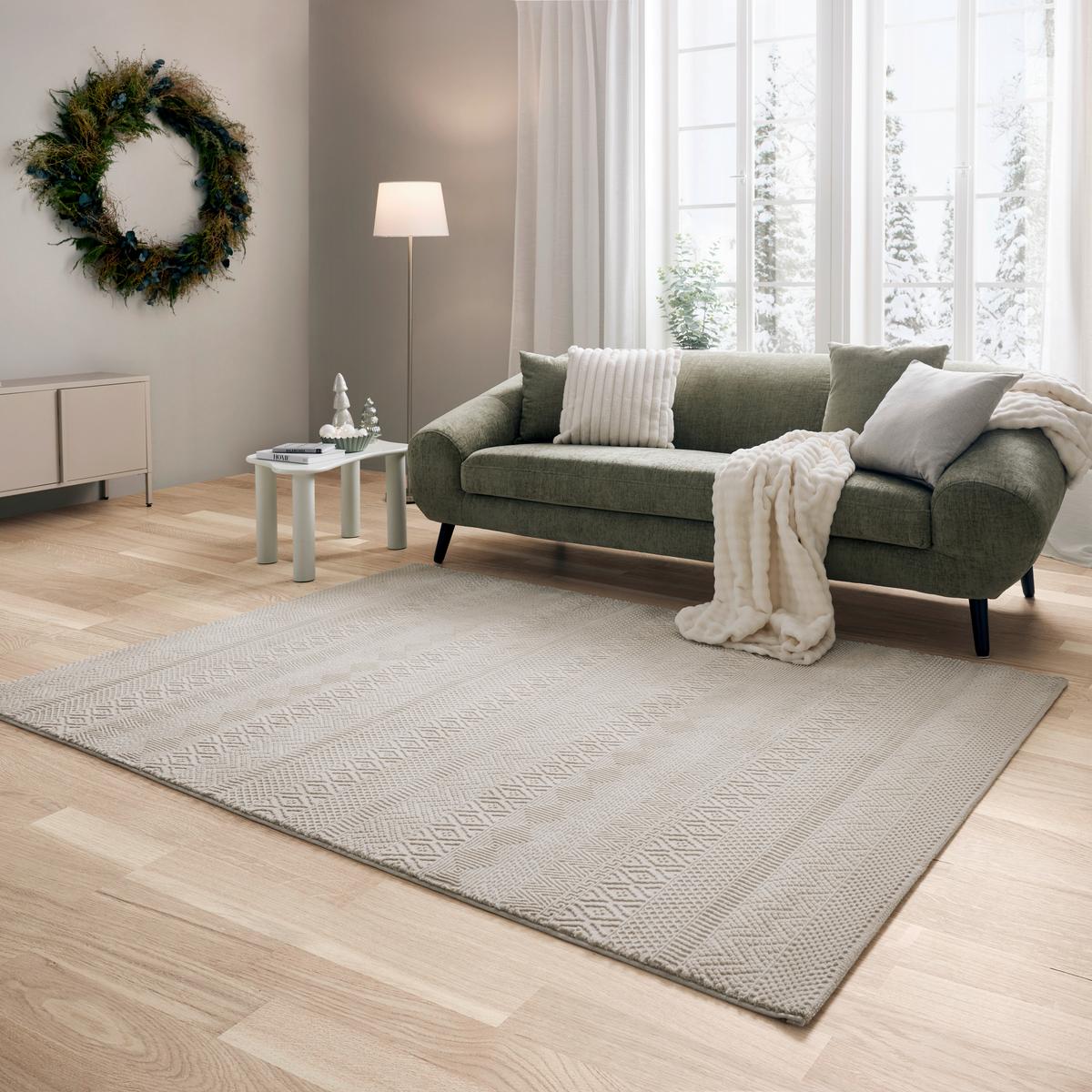 DEKORAČNÍ POLŠTÁŘ BUBBLE - bílá, textil (45/45cm) - Mömax
