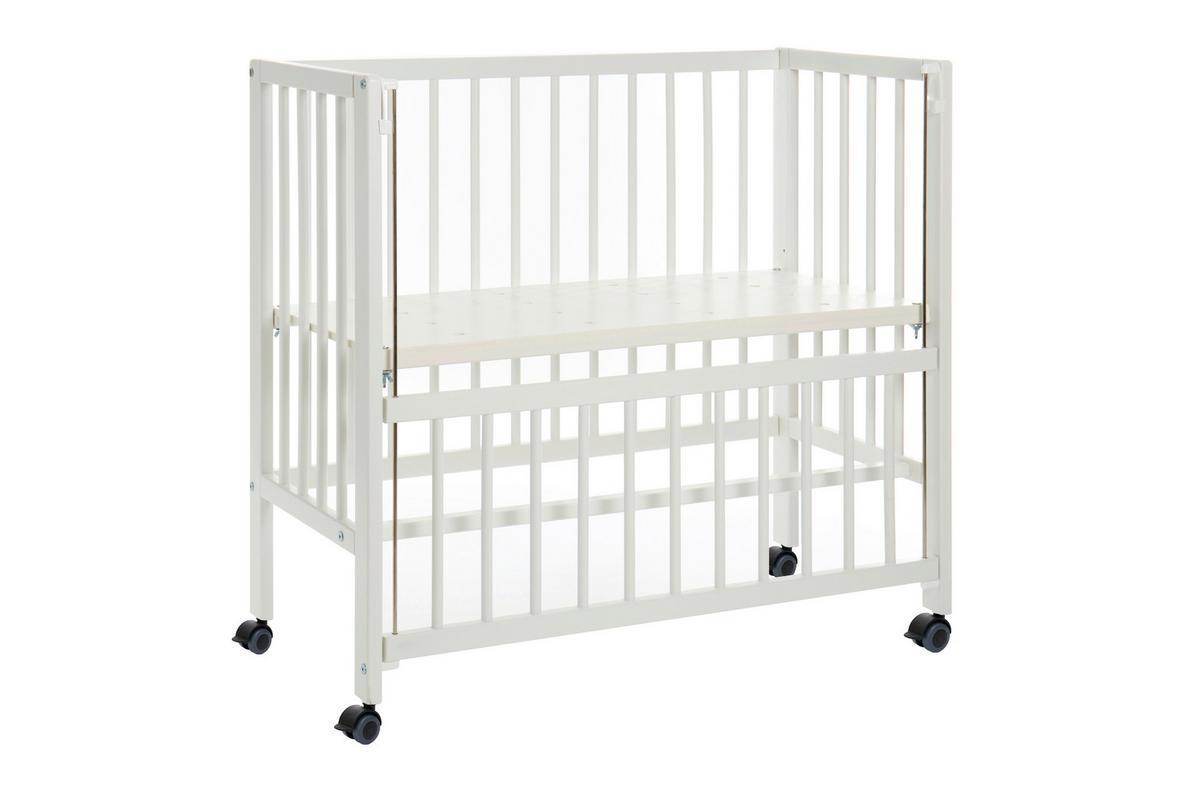 Beistellbett Bedside Crib Cocon Weiß, verstellbar - Weiß, Basics, Holz (40/90cm) - Fillikid