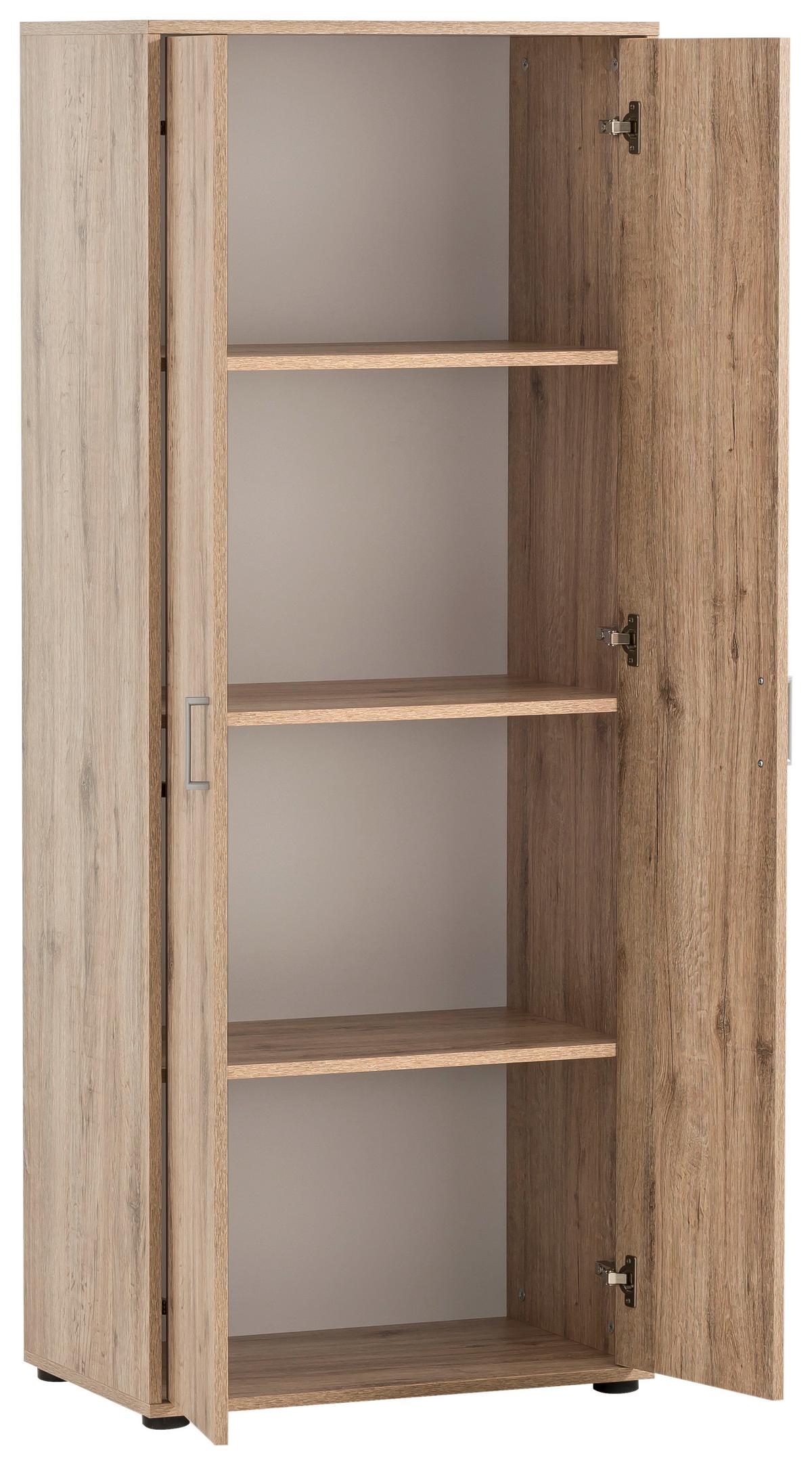 Aktenschrank Niels H650 2t - Wildeiche, MODERN, Holzwerkstoff (65,1/163,6/41cm) - MID.YOU
