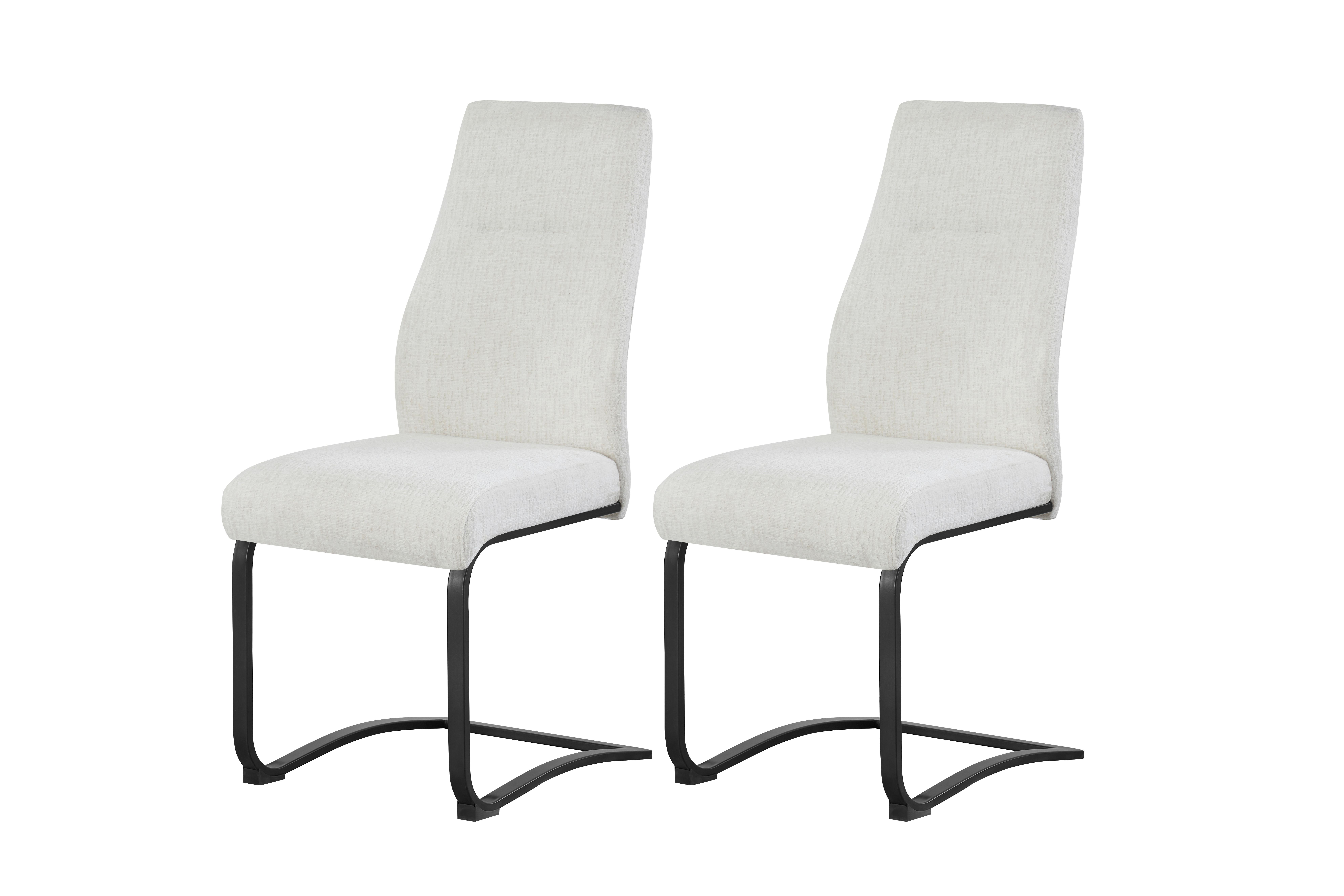 Schwingstuhl-Set Tina Creme B: 43 cm