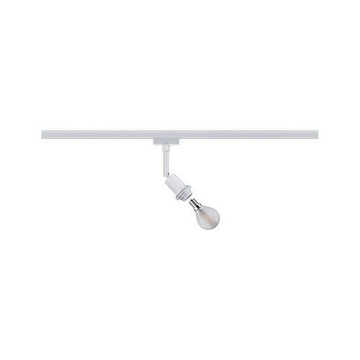 Schienensystem Urail Einzelspot 96970 in Weiß - Weiß, Basics, Kunststoff/Metall (4,4/16,3cm) - Paulmann