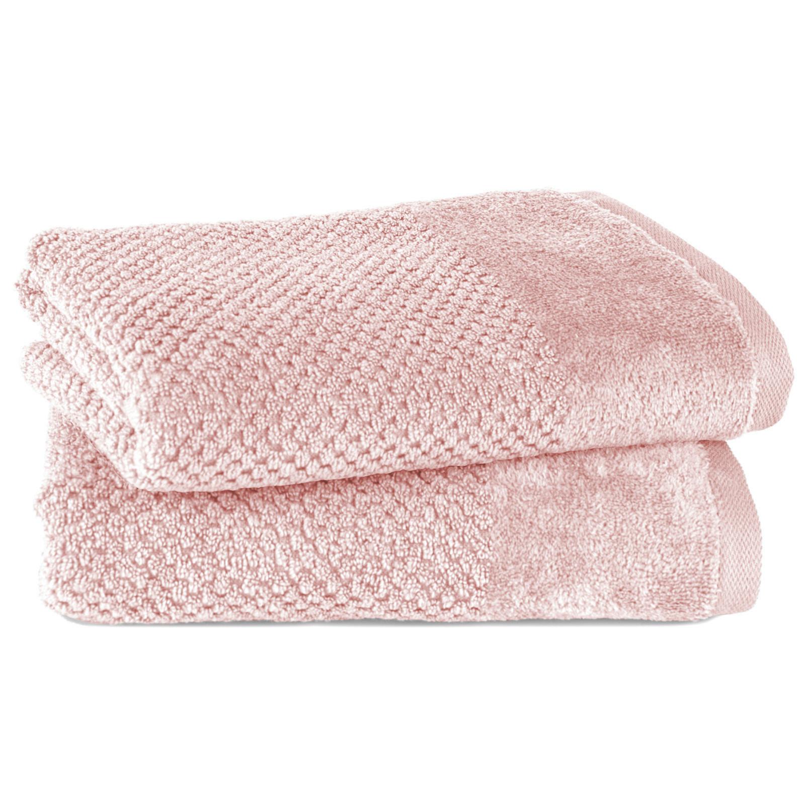 FROTTIERSET Popcorn 2er Set Rosa - Rosa, Basics, Textil (50/100/10cm)