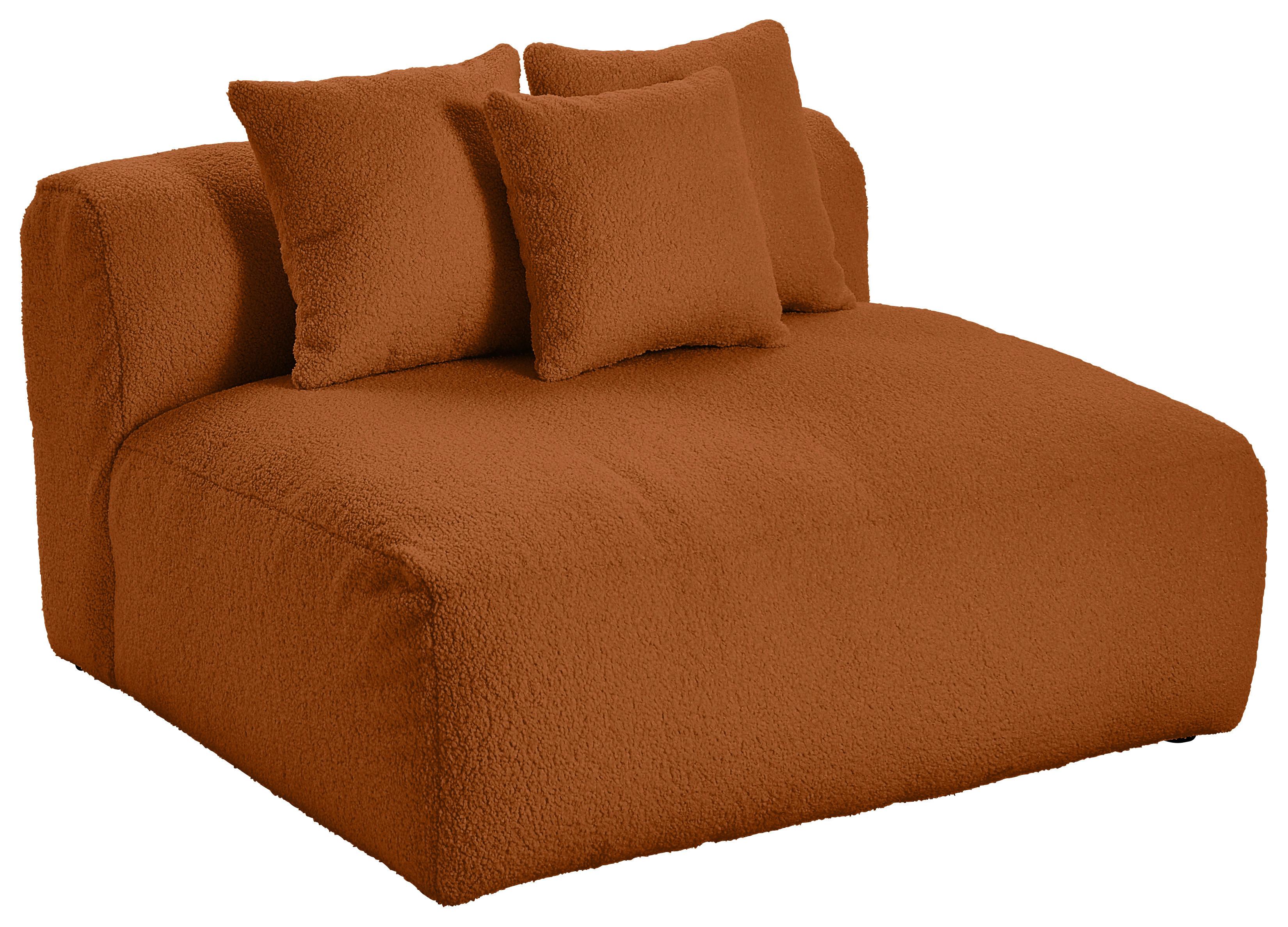 Modul Sofa Bloom 2er Sofa B: 120 Cm Rostfarben - Rostfarben, Trend, Textil (120/70/122cm) - Livetastic