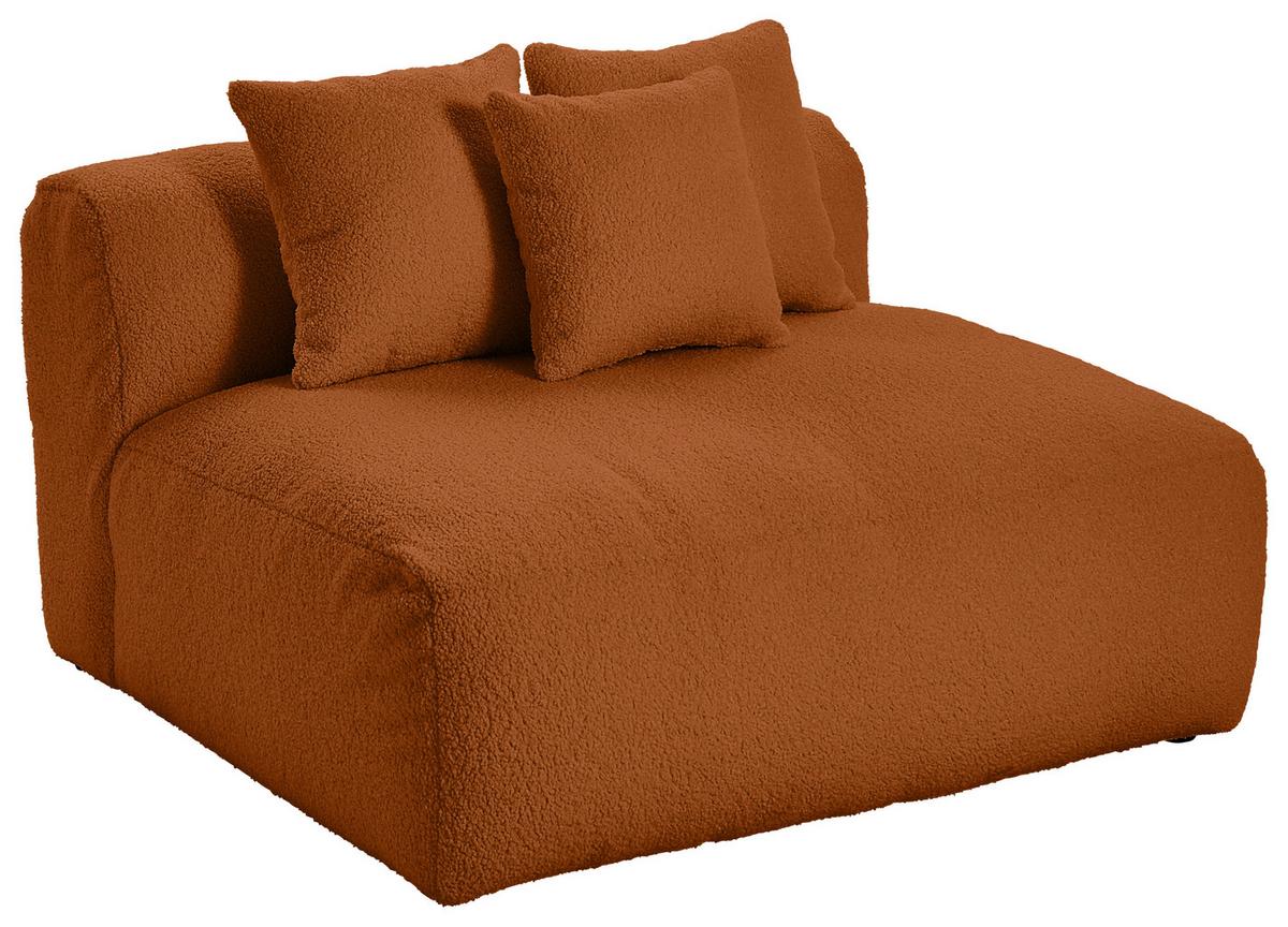 Modul Sofa Bloom 2er Sofa B: 120 Cm Rostfarben - Rostfarben, Trend, Textil (120/70/122cm) - Livetastic