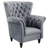 Ohrensessel Cupido - Schwarz/Grau, Design, Textil (96/112/86cm) - MID.YOU