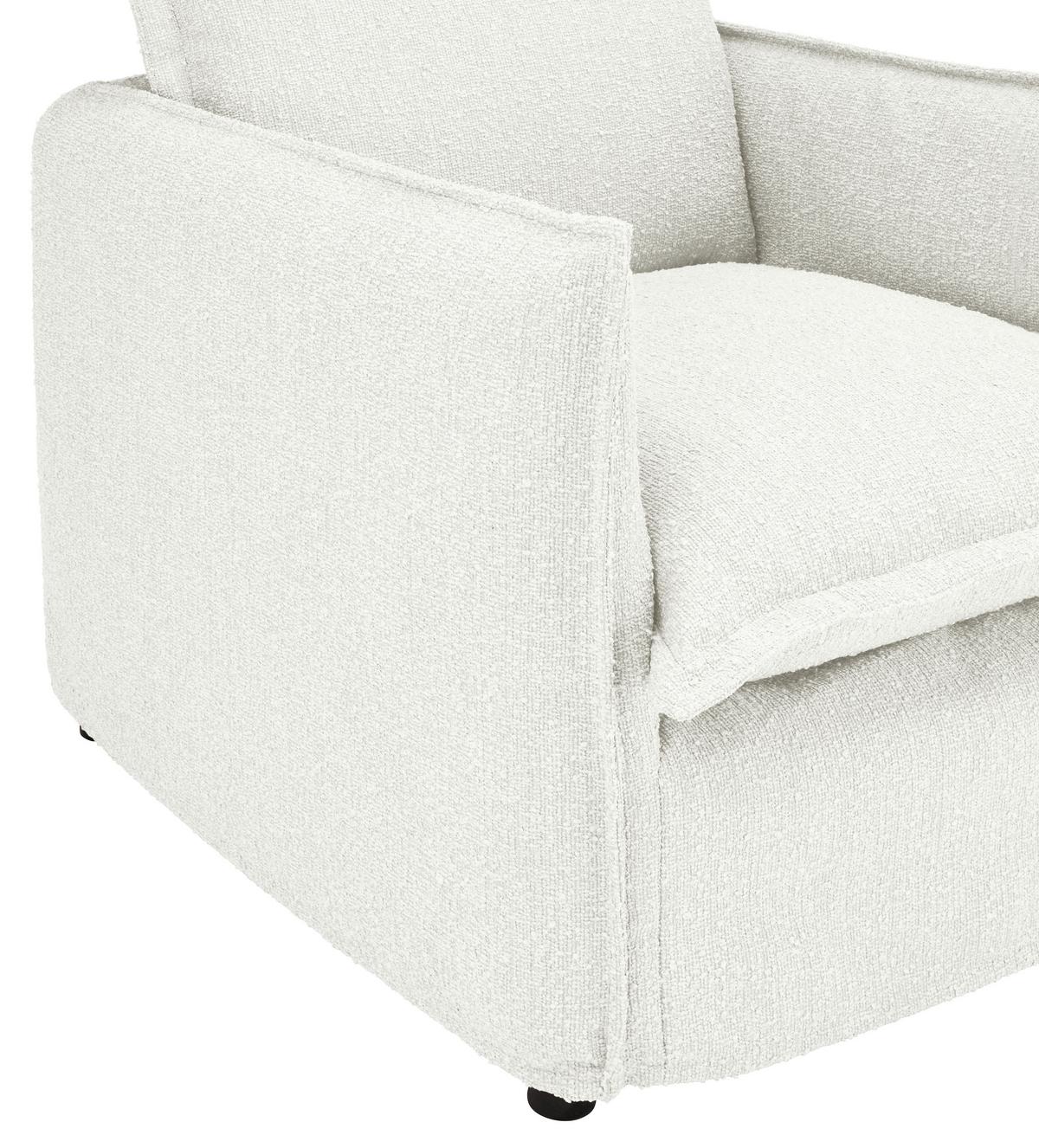 Sessel Toscana - Schwarz/Weiß, Trend, Textil (120/82/98cm) - Livetastic